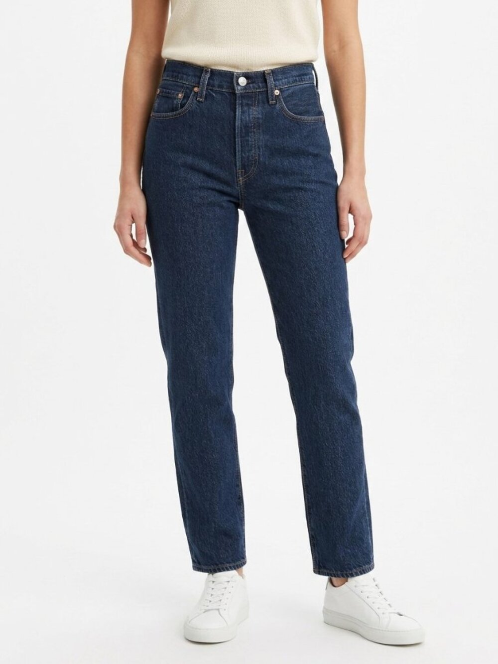 Levi's Premium Wedgie Straight Jeans 27 Dark Wash NWT